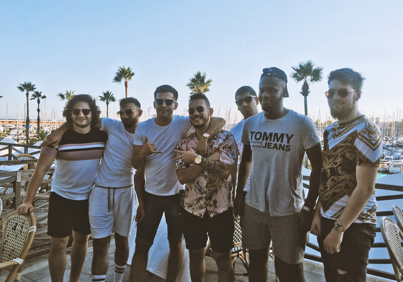 Chilling in the shade